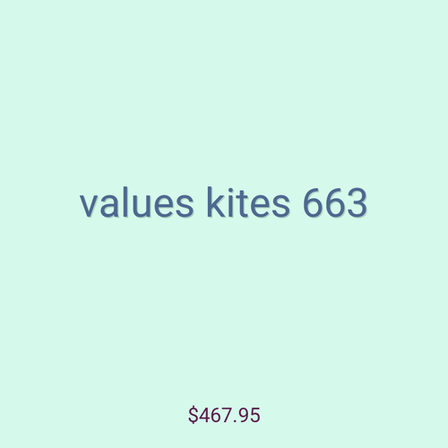values kites 663