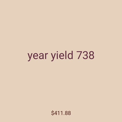 year yield 738