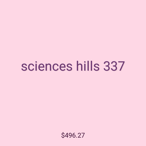 sciences hills 337