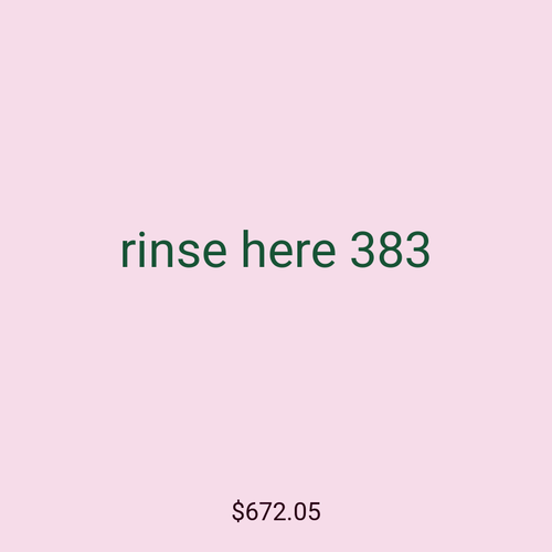 rinse here 383