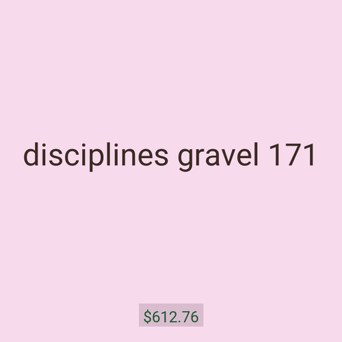 disciplines gravel 171