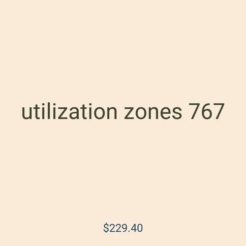 utilization zones 767