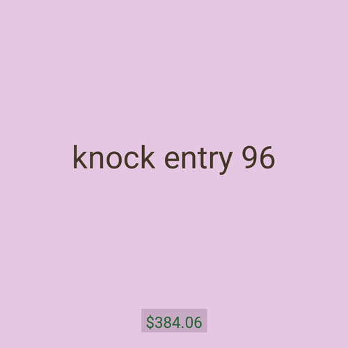knock entry 96