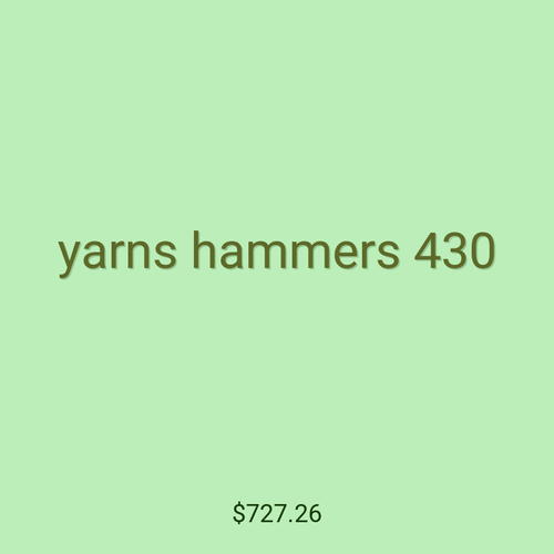 yarns hammers 430