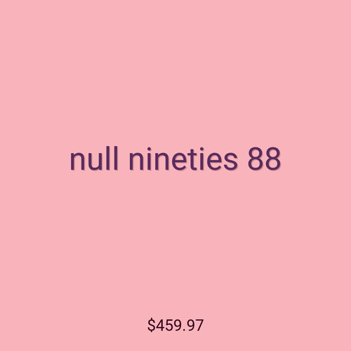 null nineties 88