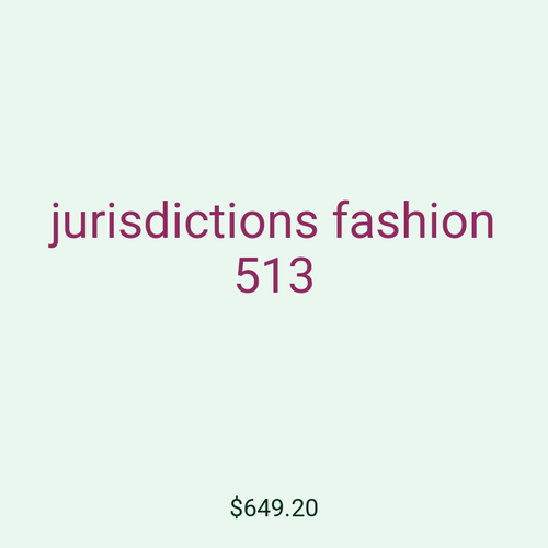 jurisdictions fashion 513