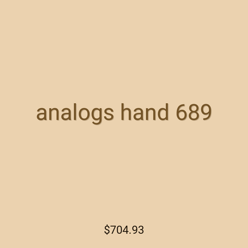 analogs hand 689