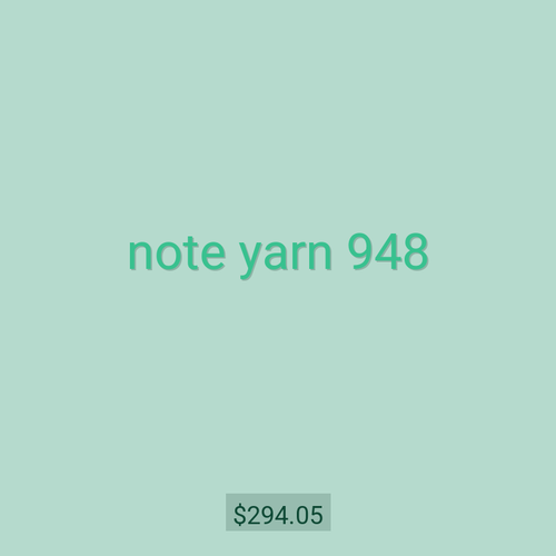 note yarn 948