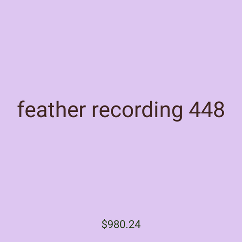feather recording 448
