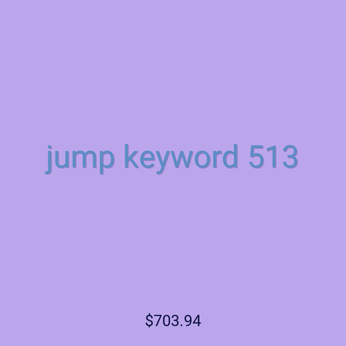 jump keyword 513
