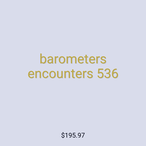 barometers encounters 536