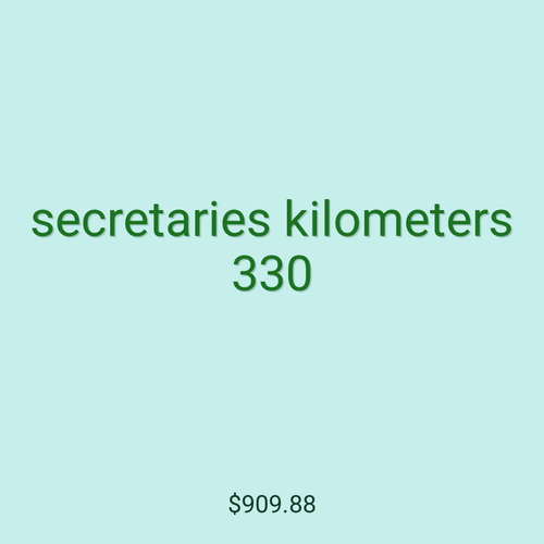 secretaries kilometers 330
