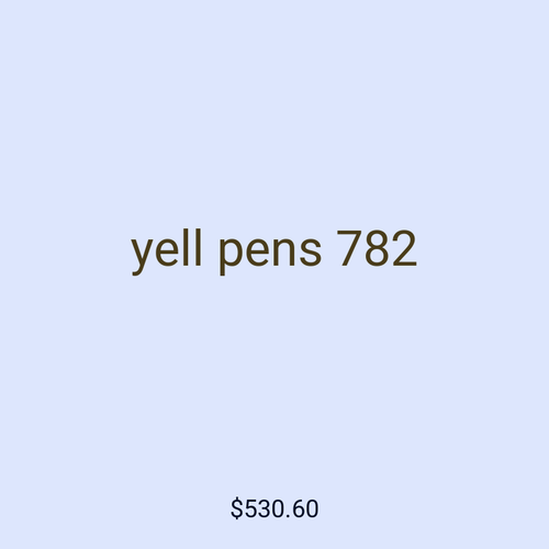 yell pens 782