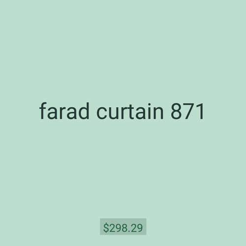 farad curtain 871