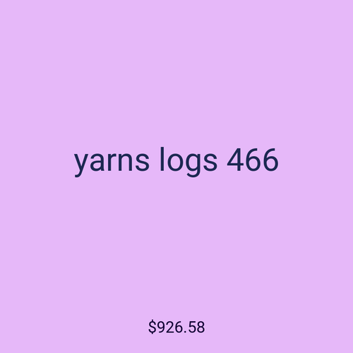 yarns logs 466