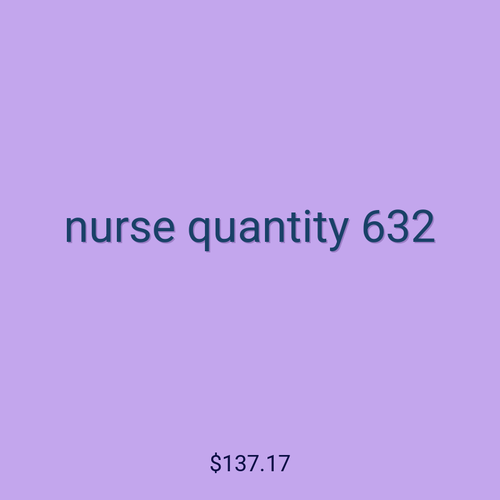 nurse quantity 632