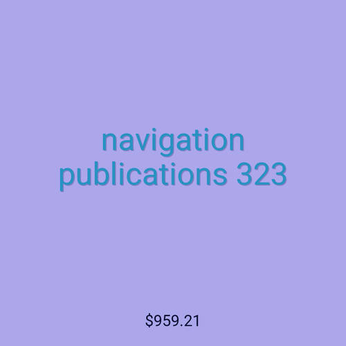 navigation publications 323