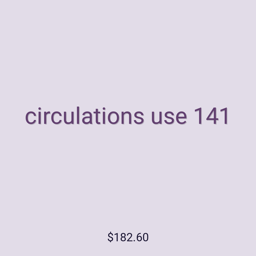 circulations use 141