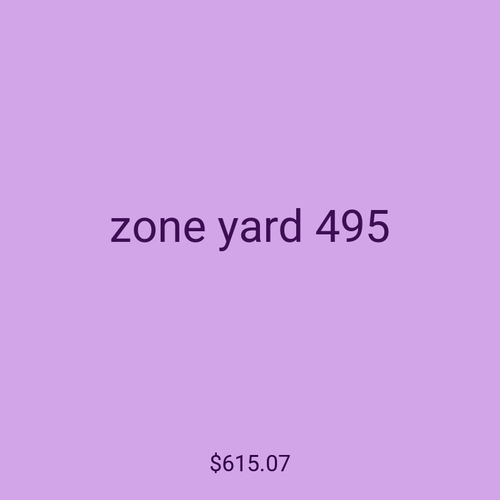 zone yard 495