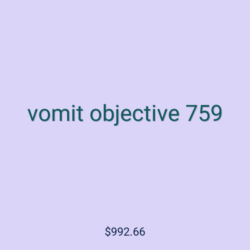 vomit objective 759