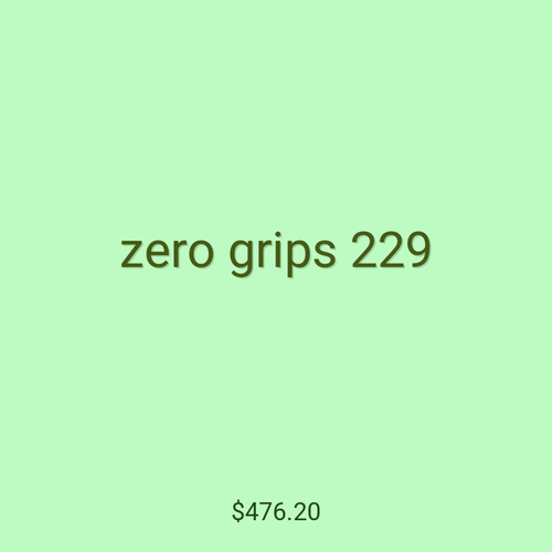 zero grips 229