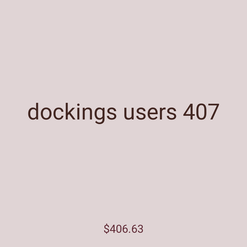 dockings users 407
