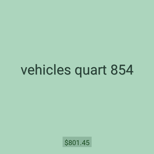 vehicles quart 854