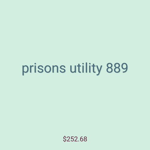 prisons utility 889