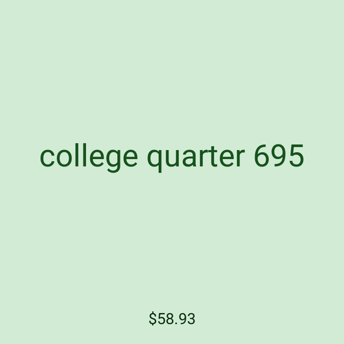 college quarter 695
