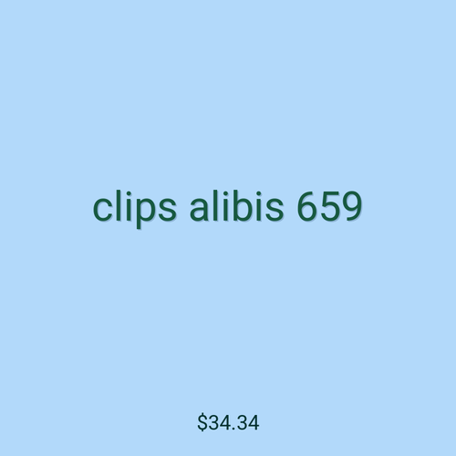 clips alibis 659