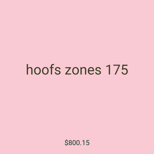 hoofs zones 175