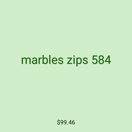 marbles zips 584