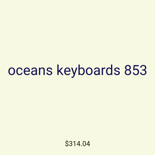 oceans keyboards 853