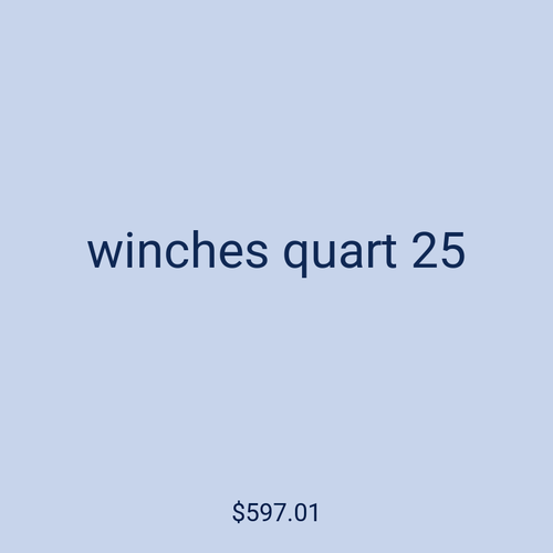 winches quart 25