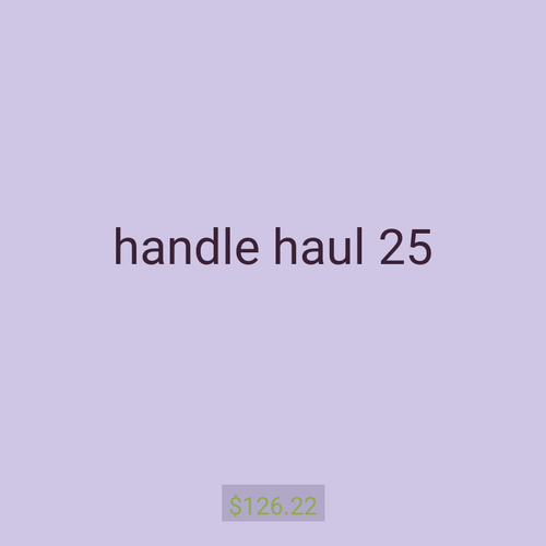 handle haul 25