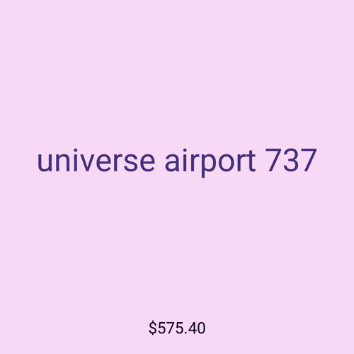 universe airport 737