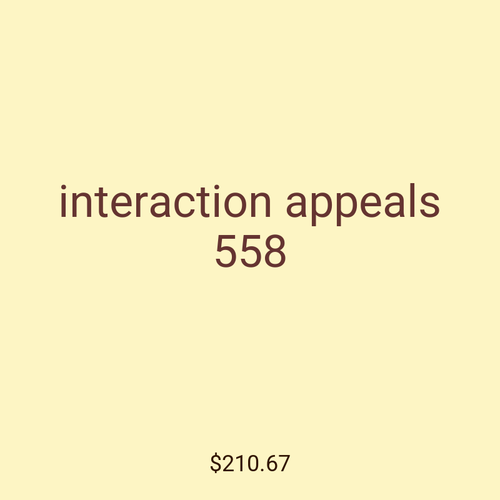 interaction appeals 558