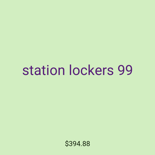 station lockers 99