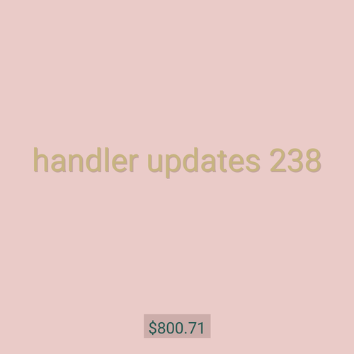 handler updates 238