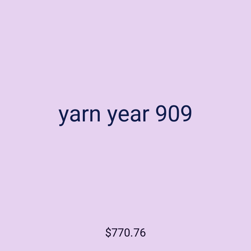 yarn year 909