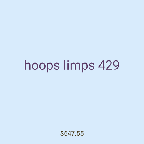 hoops limps 429