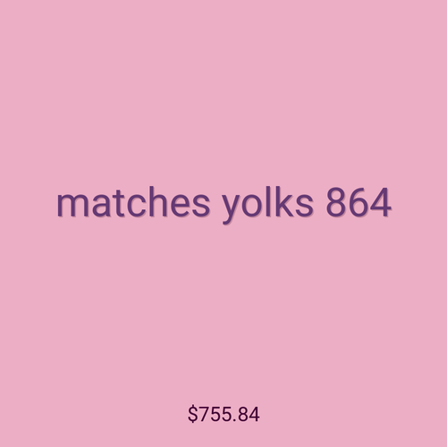 matches yolks 864