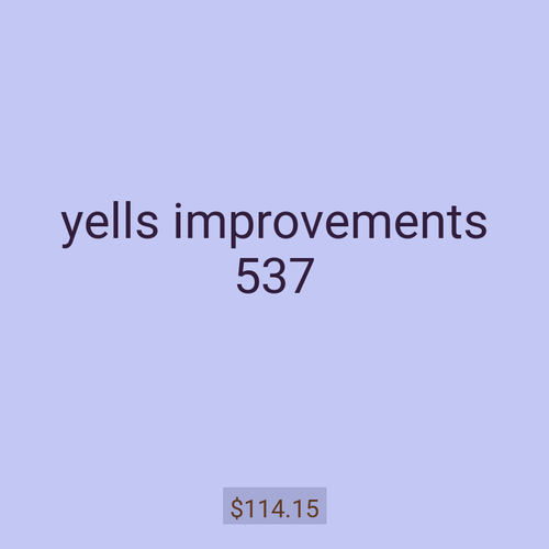 yells improvements 537