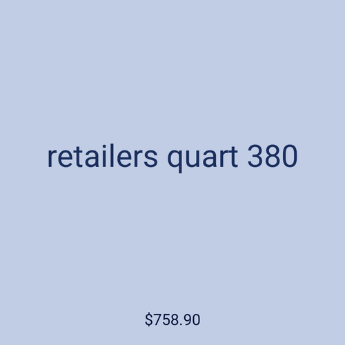 retailers quart 380