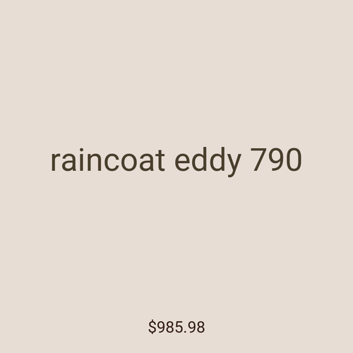 raincoat eddy 790