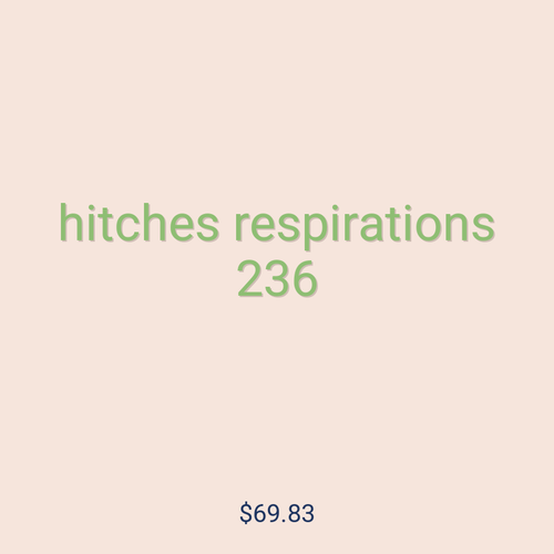 hitches respirations 236