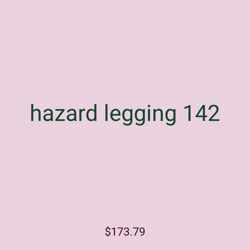 hazard legging 142