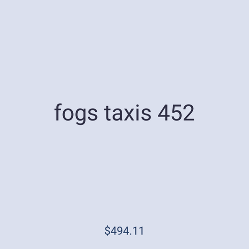 fogs taxis 452