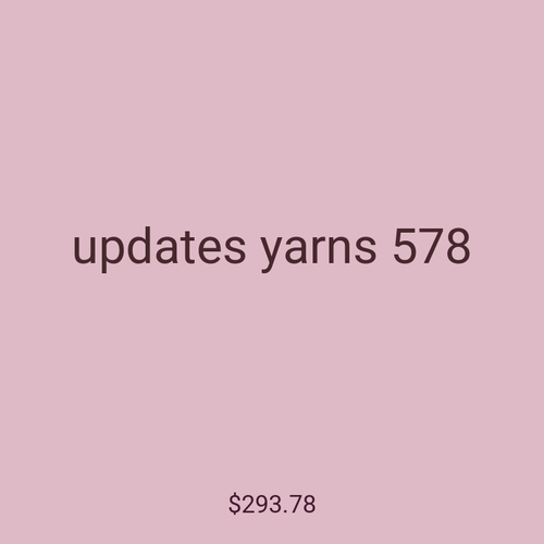 updates yarns 578