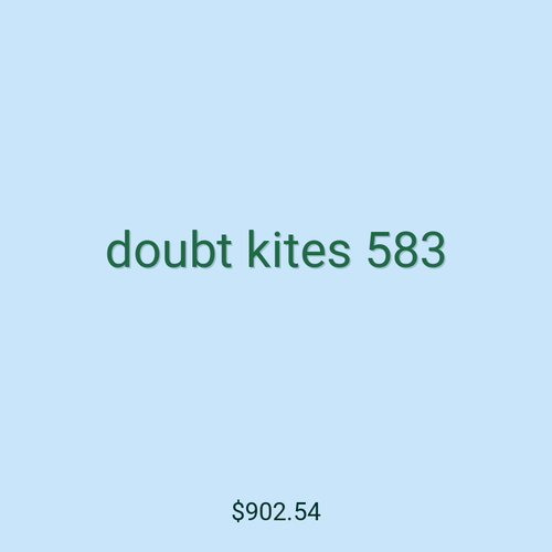 doubt kites 583